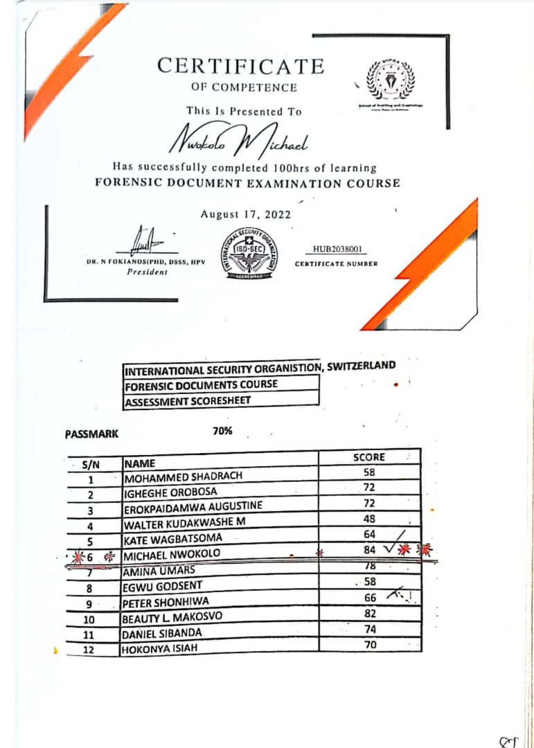 Certificate 2